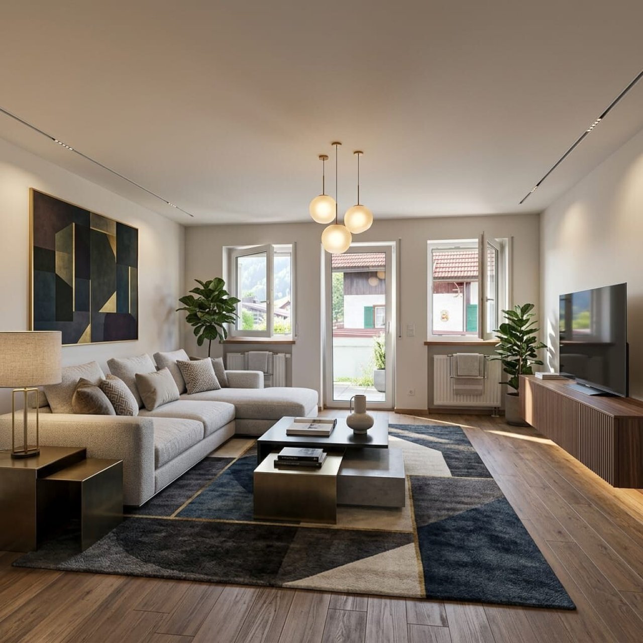 Visualsierung/Einrichtungsbeispiel Wohnzimmer Visualsierung/Einrichtungsbeispiel Wohnzimmer
